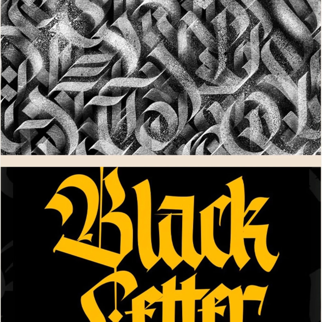 100 Procreate Gothic Calligraphy Brushes, Chicano Tattoo Scripts, Handwritten Lettering Brush Set, Calligraphy tattoos