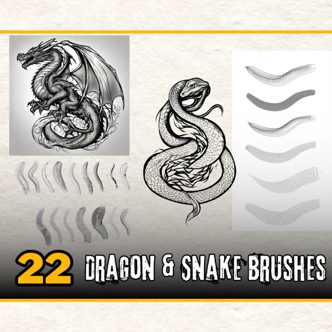 300 Tattoo Stipple Shading and Line Brushes For Procreate, Dotwork Procreate Tattoo Brushes, Procreate Brushes, Procreate Stipple Brushes