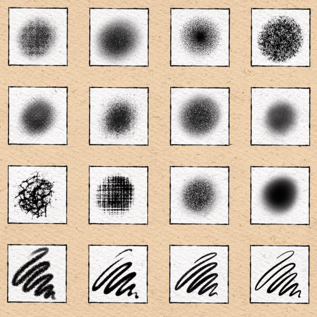 70 Procreate Tattoo Brushes: Stipple Shader, Traditional, Dotwork & Shading Set for Procreate